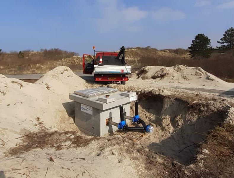Fotoserie plaatsing en montage pompput Schiermonnikoog_6
