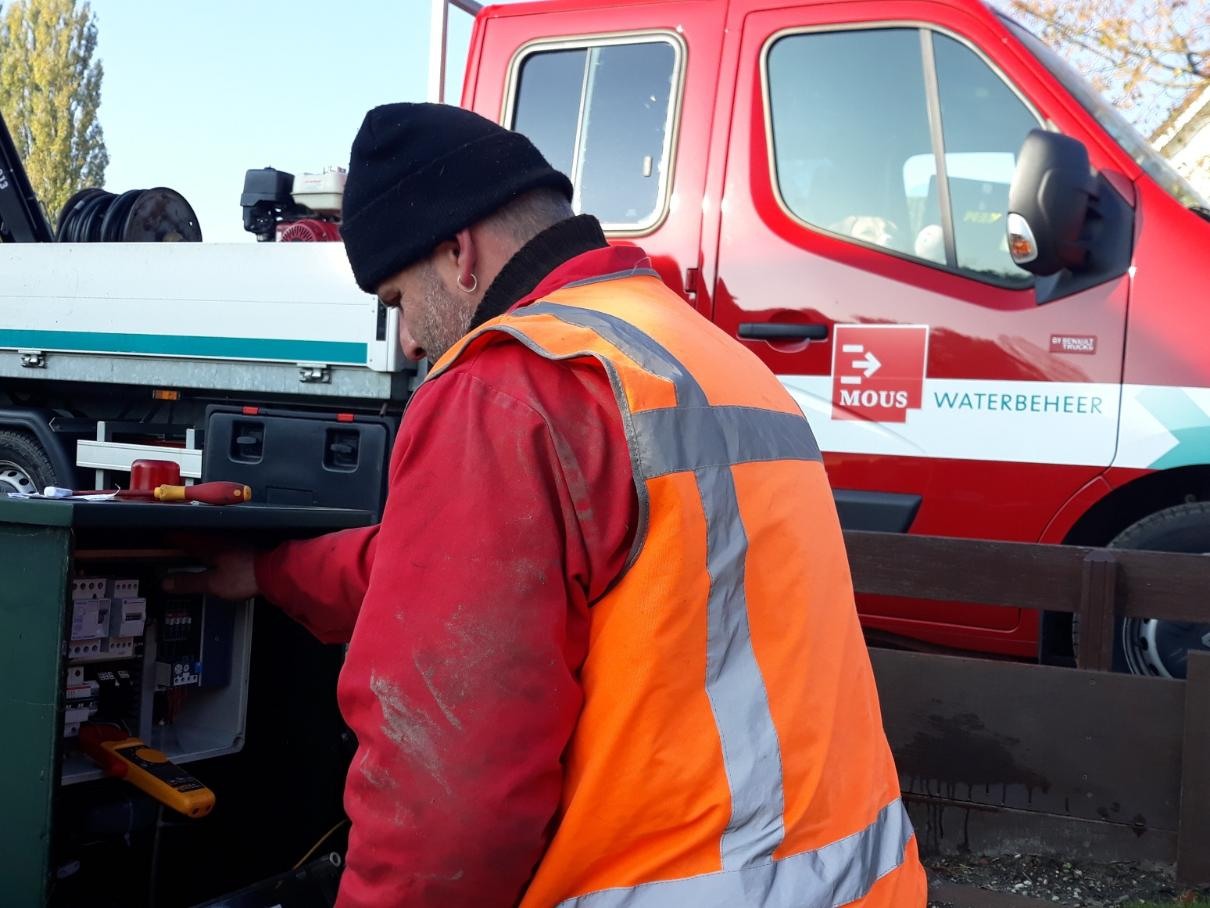 Correctief onderhoud en preventief onderhoud door Mous Waterbeheer